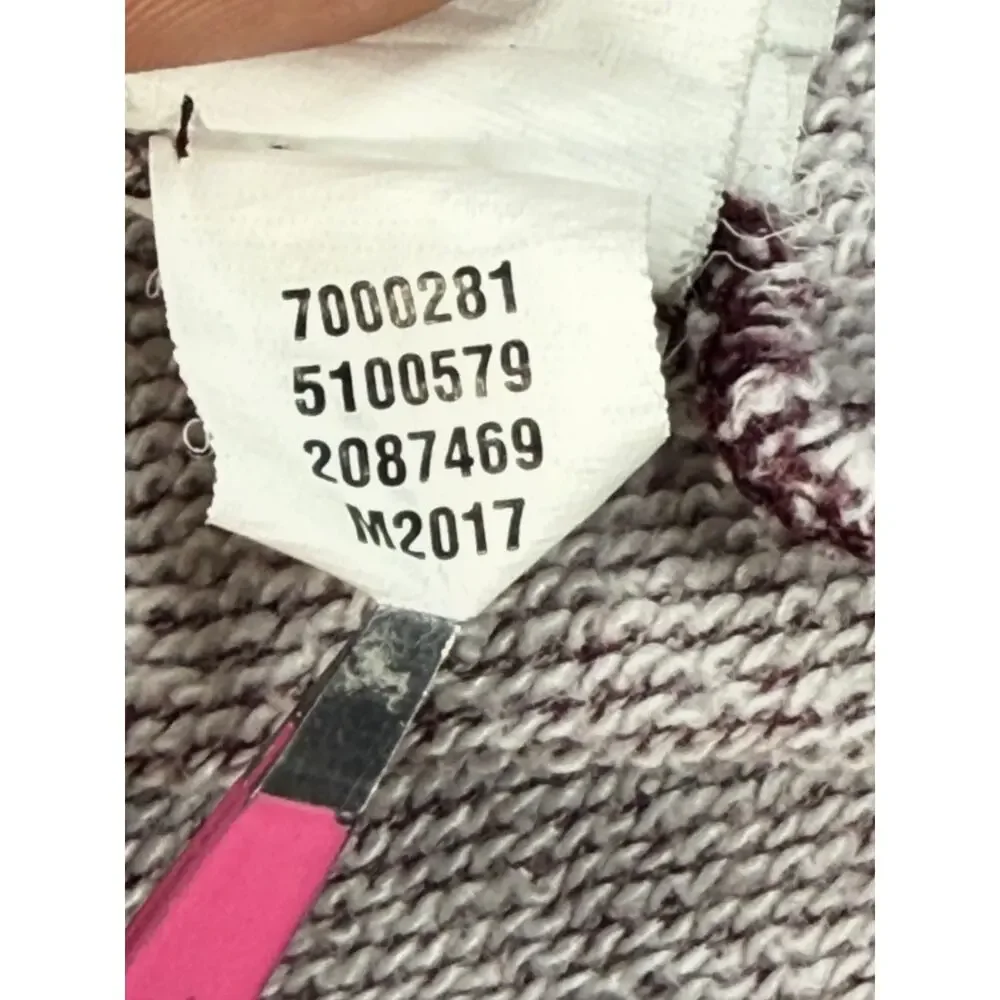 The Children's Place Boys Half Zip Marled Pullover Burgundy Sweatshirt 4T